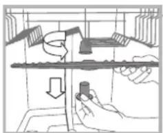 HOTPOINT LSTF 9H124 CL EU - Cleaning the spray arms - 1