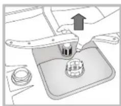 HOTPOINT LSTF 9H124 CL EU - Reinigung der Sprüharme - 2