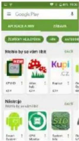 Google Play APPLACI A MOV ZRAWN SEARCH HEADGREEN HIN MATHOO Mongo by so vám libit NEW CPU CPU/D AI/AR Hub Kupi GZ Kuiper 1 2000 3000 4000 Nástrcje Mongo by so vám libit GALF Evans System CPU Macfar System Info 1 2000