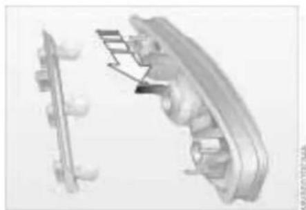 Mechanical assembly diagram showing a motor and gear components (no text or labels)