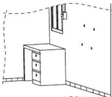 Naxa NS-433 - To mount the unit to the wall - 1