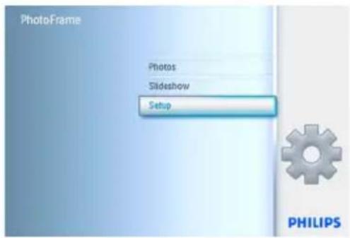 PhotoFrame Photos Slideshow Setup PHILIPS