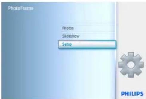 PhotoFrame Photos Slideshow Setup PHILIPS