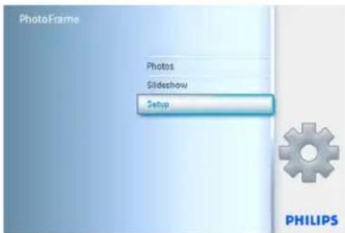 PhotoFrame Photos Slideshow Setup PHILIPS