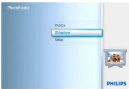 PhotoFrame Photos Slideshow Setup PHILIPS