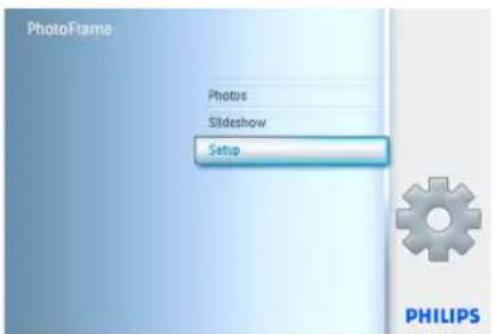 PhotoFrame Photos Slideshow Setup PHILIPS