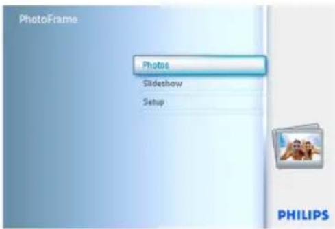 PhotoFrame Photos Slideshow Setup PHILIPS
