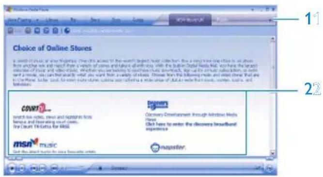 PHILIPS SWR2102 - Nakupování skladeb online - 1