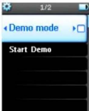 1/2 Demo mode Start Demo