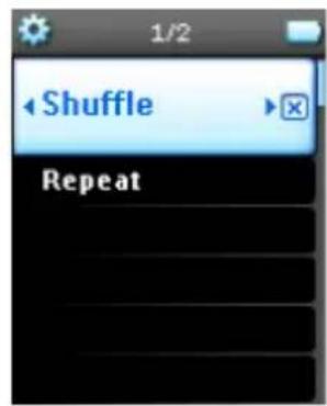 1/2 Shuffle Repeat