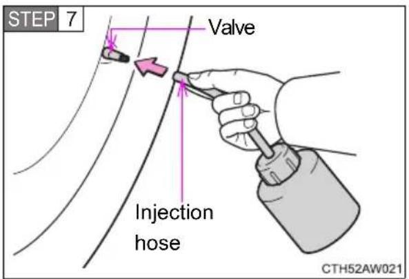 STEP 7 Valve Injection hose CTH52AW021