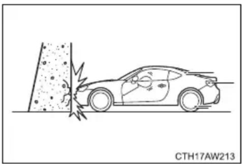 TOYOTA GT86 (2015) - ■When will the SRS front airbag most likely deploy? - 1
