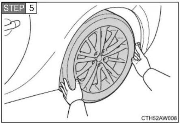 TOYOTA GT86 (2015) - Replacing a flat tire - 5
