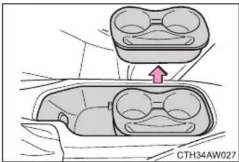 TOYOTA GT86 (2015) - ■ Changing the console tray size - 1