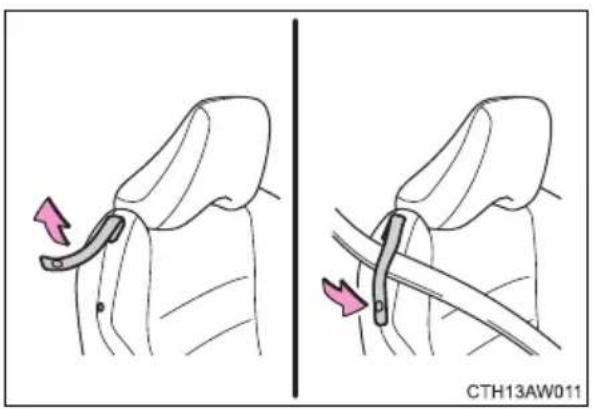 TOYOTA GT86 (2015) - Front seat belt guide - 1