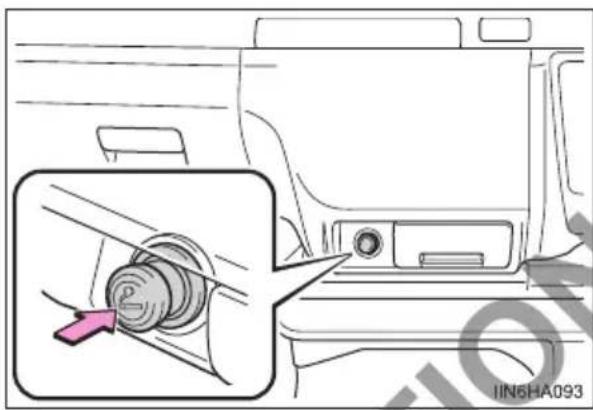 TOYOTA HiAce (2014) - Cigarette lighter - 1