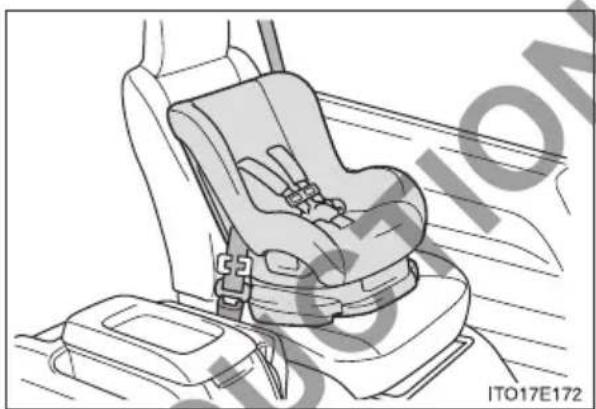 TOYOTA HiAce (2014) - Installing child restraints - 1