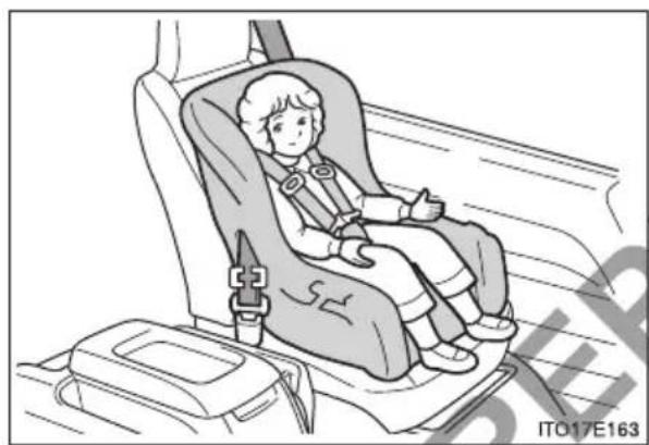 TOYOTA HiAce (2014) - Types of child restraints - 1