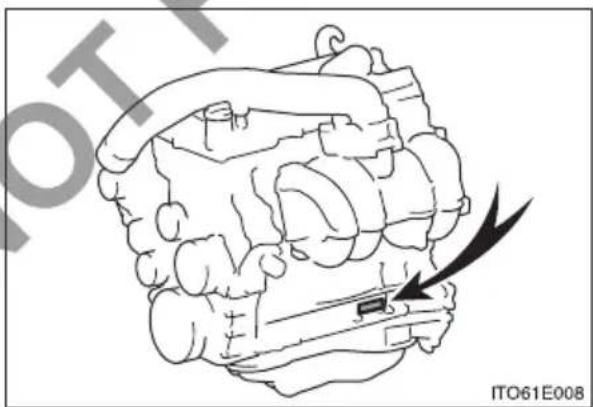 TOYOTA HiAce (2014) - Engine number - 1