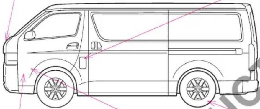 TOYOTA HiAce (2014) - GAS STATION INFORMATION - 1