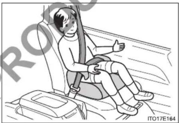 TOYOTA HiAce (2014) - Types of child restraints - 2