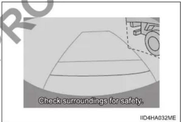 Check surroundings for safety. IID4HA032ME