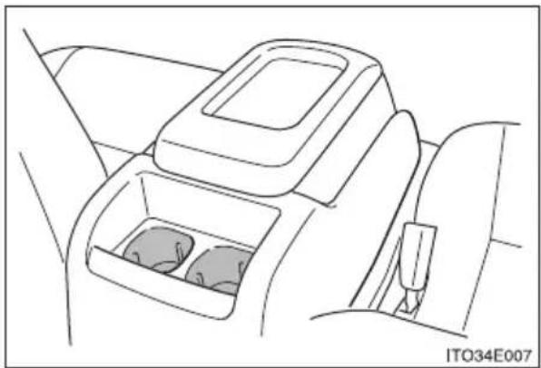 TOYOTA HiAce (2014) - ■ Cup holders - 2