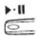 TOYOTA Camry Hybrid (2010) - Playing and pausing files (type B and C) - 1