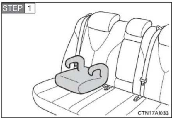 TOYOTA Camry Hybrid (2010) - ■ Booster seat - 1