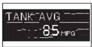 TANK AVG 85 MPG