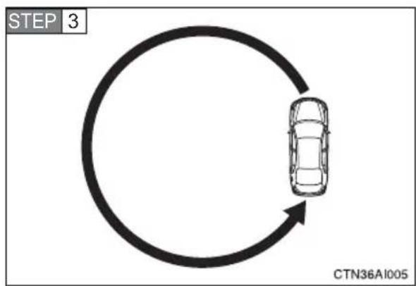 TOYOTA Camry Hybrid (2010) - Circling calibration - 2