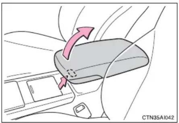 TOYOTA Camry Hybrid (2010) - Console box - 1