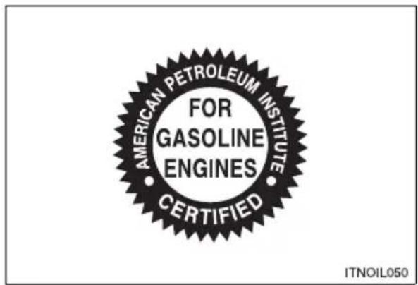 AMERICAN PETROLEUM INSTITUTE FOR GASOLINE ENGINES CERTIFIED ITNOIL050