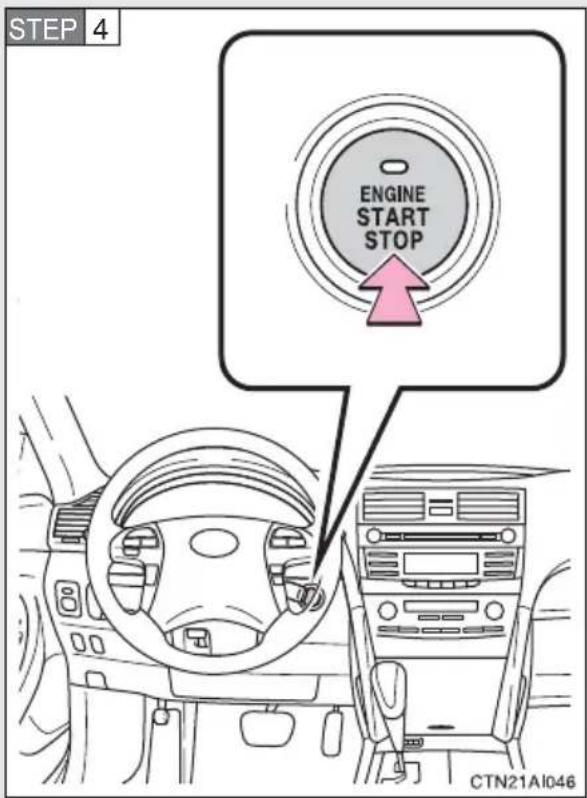 STEP 4 ENGINE START STOP CTN21A1046