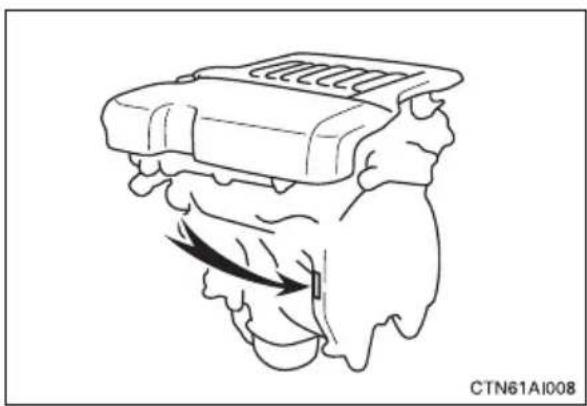 TOYOTA Camry Hybrid (2010) - Engine number - 2
