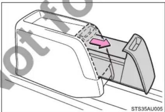 TOYOTA Previa (2016) - Console box (7-passenger models) - 1