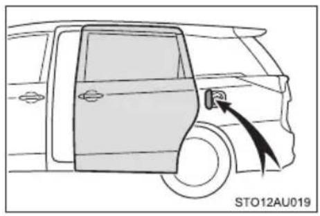 TOYOTA Previa (2016) - ■The situations in which the sliding door does not open completely - 1