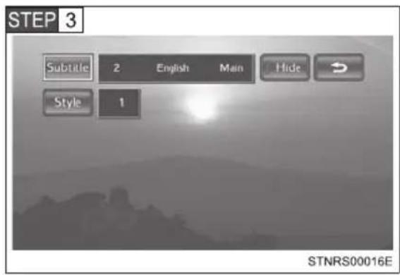 STEP 3 Subtitle 2 English Main Hide Style 1 STNRS00016E