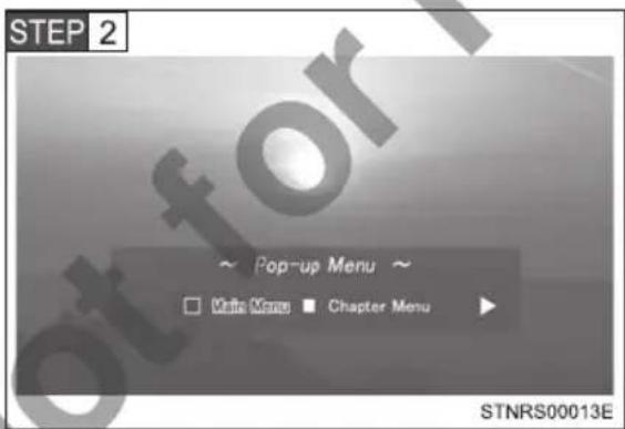 STEP 2 ~ Pop-up Menu ~ Make Menu Chapter Menu STNRS00013E