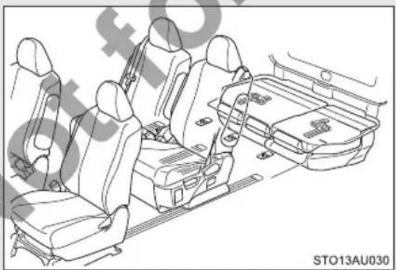 TOYOTA Previa (2016) - Luggage mode - 3