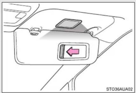 TOYOTA Previa (2016) - Vanity mirrors - 1