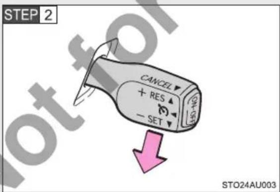 STEP 2 CANCEL + RES - SET STO24AU003