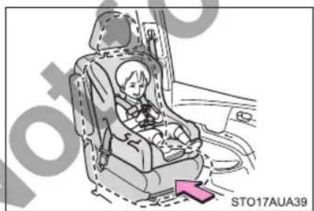 TOYOTA Previa (2016) - ■When installing a child restraint system - 3