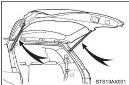 TOYOTA Previa (2016) - ■Back door damper stays - 1