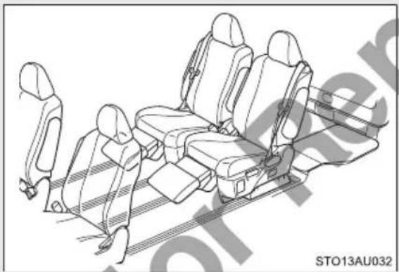 TOYOTA Previa (2016) - Luggage mode - 5
