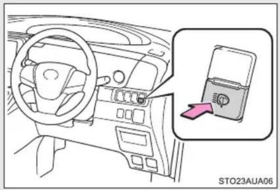 TOYOTA Previa (2016) - Headlight cleaner switch\* - 1