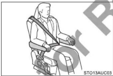 TOYOTA Previa (2016) - ■Wearing a seat belt - 1