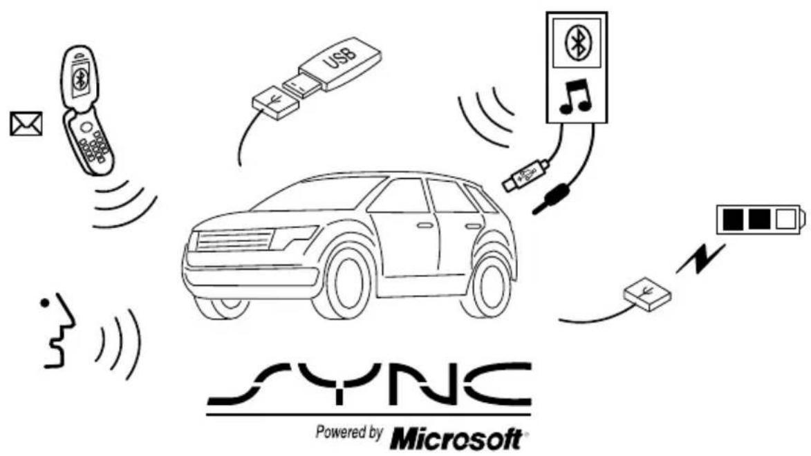 USB SYNC Powered by Microsoft®