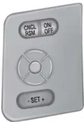 CNCL RSM ON/ OFF - SET +