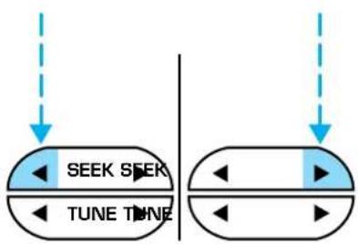 FORD Windstar (2001) - Seek function in radio mode - 1